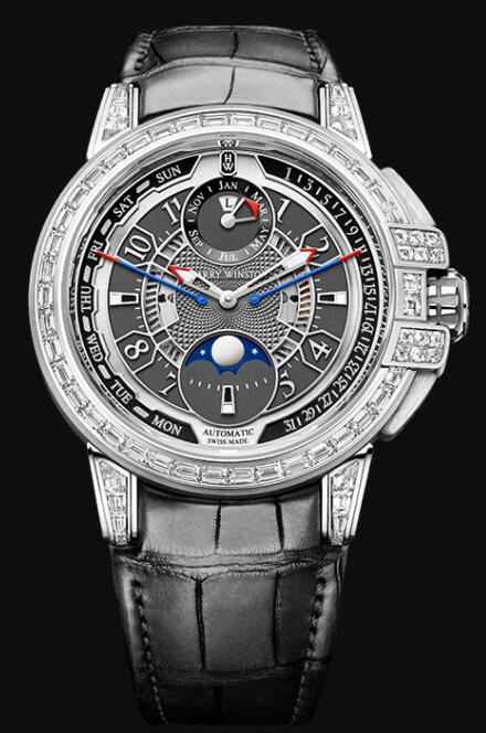 Best Harry Winston Ocean 20th Anniversary Biretrograde Perpetual Calendar Automatic 42mm OCEAPC42WW002 Replica Watch